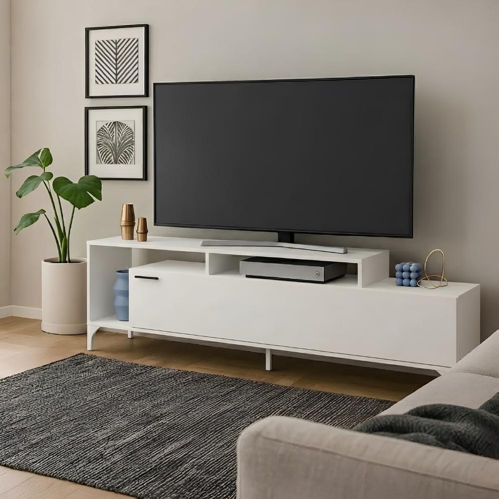 Mesa de TV Diana 75'' 180 cm Blanco | Masiva Home