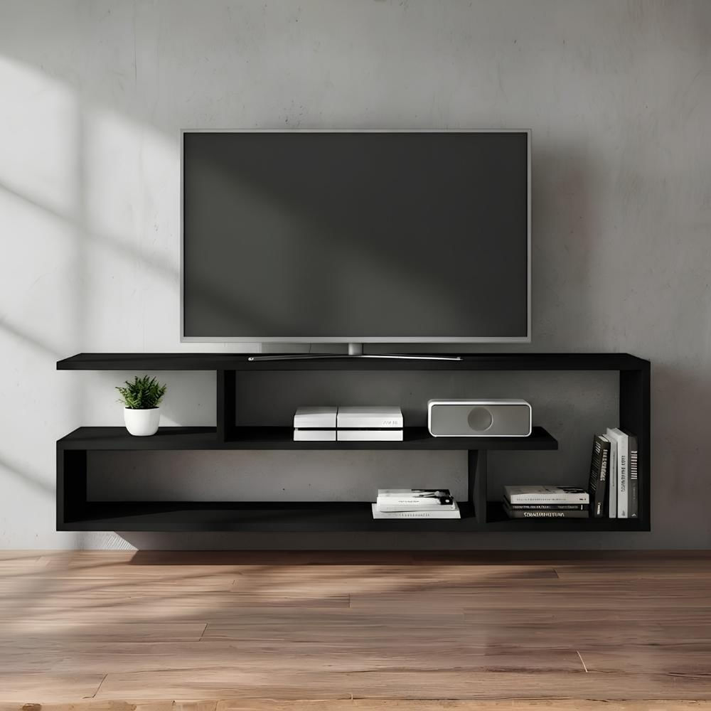 Mesa de TV Charice 75'' 170 cm Negro| Masiva Home