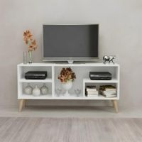 Mesa de TV Cueva 55'' 130 cm Blanco | Masiva Home