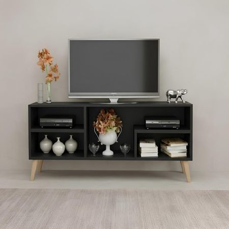 Mesa de TV Cueva 55'' 130 cm Negro | Masiva Home