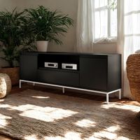 Mesa de TV Maldini 75'' 170 cm Negro | Masiva Home
