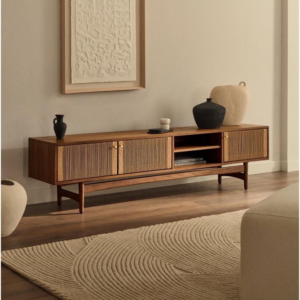 Mesa de TV Nemesis 85'' 200 cm Marron | Masiva Home