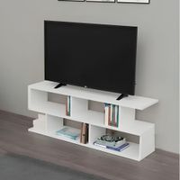 Mesa de TV Michelle 70'' 165 cm Blanco| Masiva Home