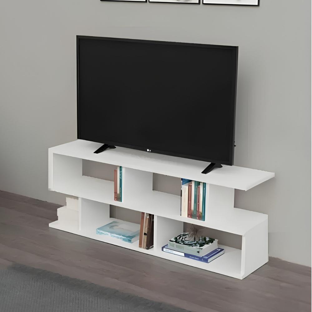 Mesa de TV Michelle 70'' 165 cm Blanco| Masiva Home