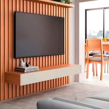Mesa de TV para sala Mackenna 60'' Beige | Masiva Home