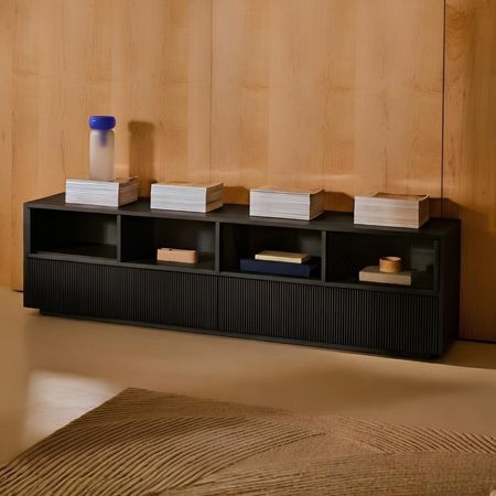 Mesa de TV Harry 85'' 200 cm Negro | Masiva Home
