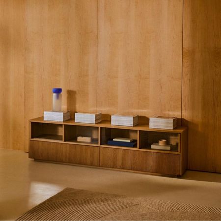 Mesa de TV Harry 85'' 200 cm Marron| Masiva Home
