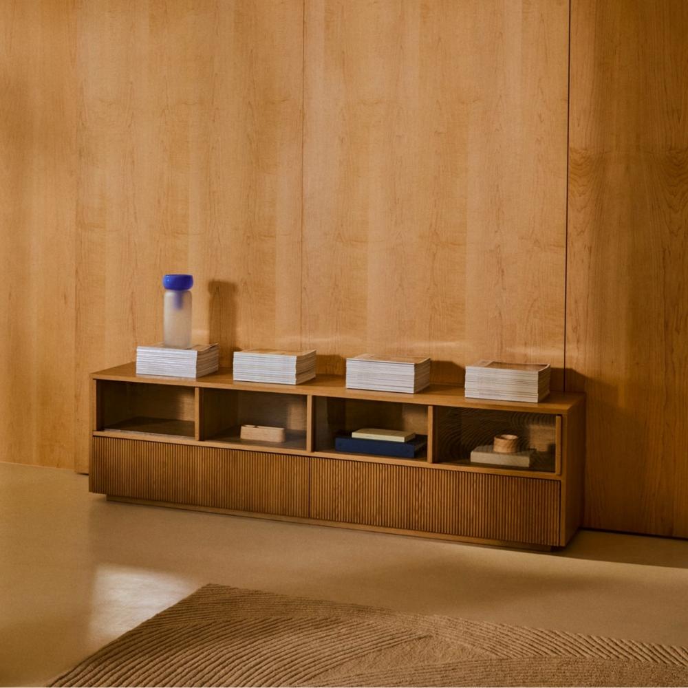 Mesa de TV Harry 85'' 200 cm Marron| Masiva Home