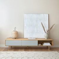 Mesa de TV Higuereta 80'' 180 cm Marron Capri| Masiva Home