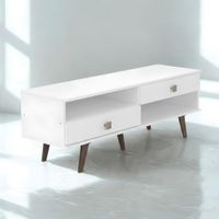 Mesa de TV Katrina 60'' 140 cm Blanco | Masiva Home