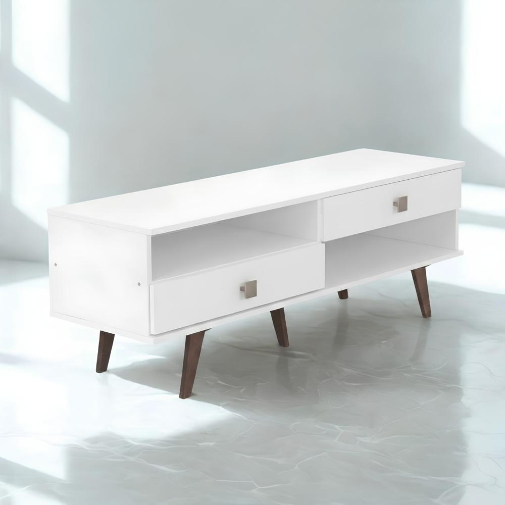 Mesa de TV Katrina 60'' 140 cm Blanco | Masiva Home