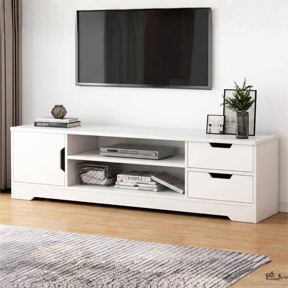 Mesa de TV Kaneki 65'' 150 cm Blanco | Masiva Home