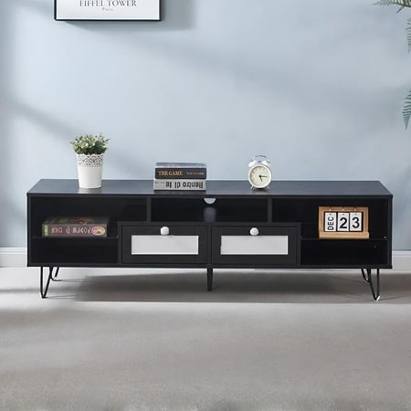 Mesa de TV Lamine 65'' 150 cm Negro | Masiva Home
