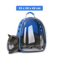 Mochila Transportadora para Gatos Mochila Viajera con Ventana Transparente