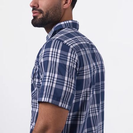 CAMISA MC JP24CHA AQUAREL CHALIS L Celeste Claro