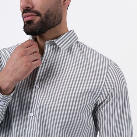 CAMISA ML BRONCO HOMBRE - POP DRON POPELINA XL Verde