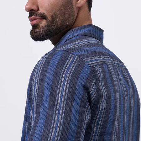 CAMISA ML DI25POP RAY POPELINA L Azul