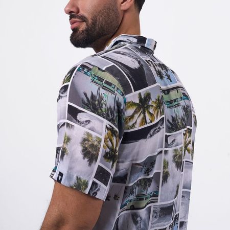 CAMISA MC JP24CHA PHOTOS CHALIS M Gris