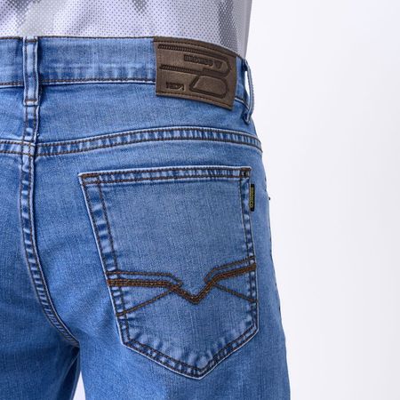 BERMUDA BRONCO - REIDAN IV DENIM STRECH 32 Celeste