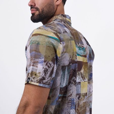 CAMISA MC KP23DIGE GENA POPELINA S Verde