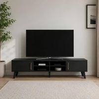 Mesa de TV Teresa 75'' 180 cm Negro | Masiva Home