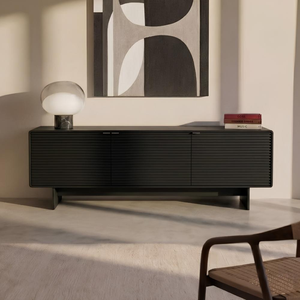Mesa de TV Valera 65'' 150 cm Negro | Masiva Home