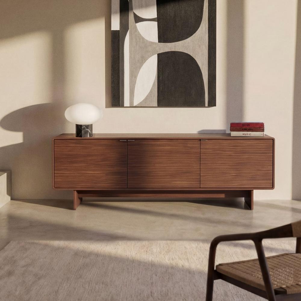 Mesa de TV Valera 65'' 150 cm Marron Oscuro | Masiva Home