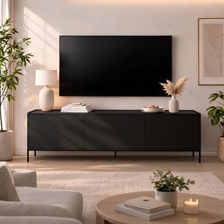 Mesa de TV Summer 65'' 150 cm Negro | Masiva Home