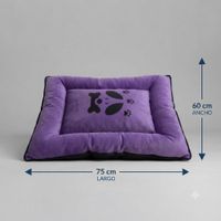 COLCHONETA DE NAPA PARA PERROS Y GATOS TALLA 2 - LILA