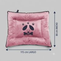 COLCHONETA DE NAPA PARA PERROS Y GATOS TALLA 5 - ROSADO