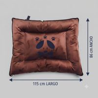 COLCHONETA DE NAPA PARA PERROS Y GATOS TALLA 5 - MARRÓN