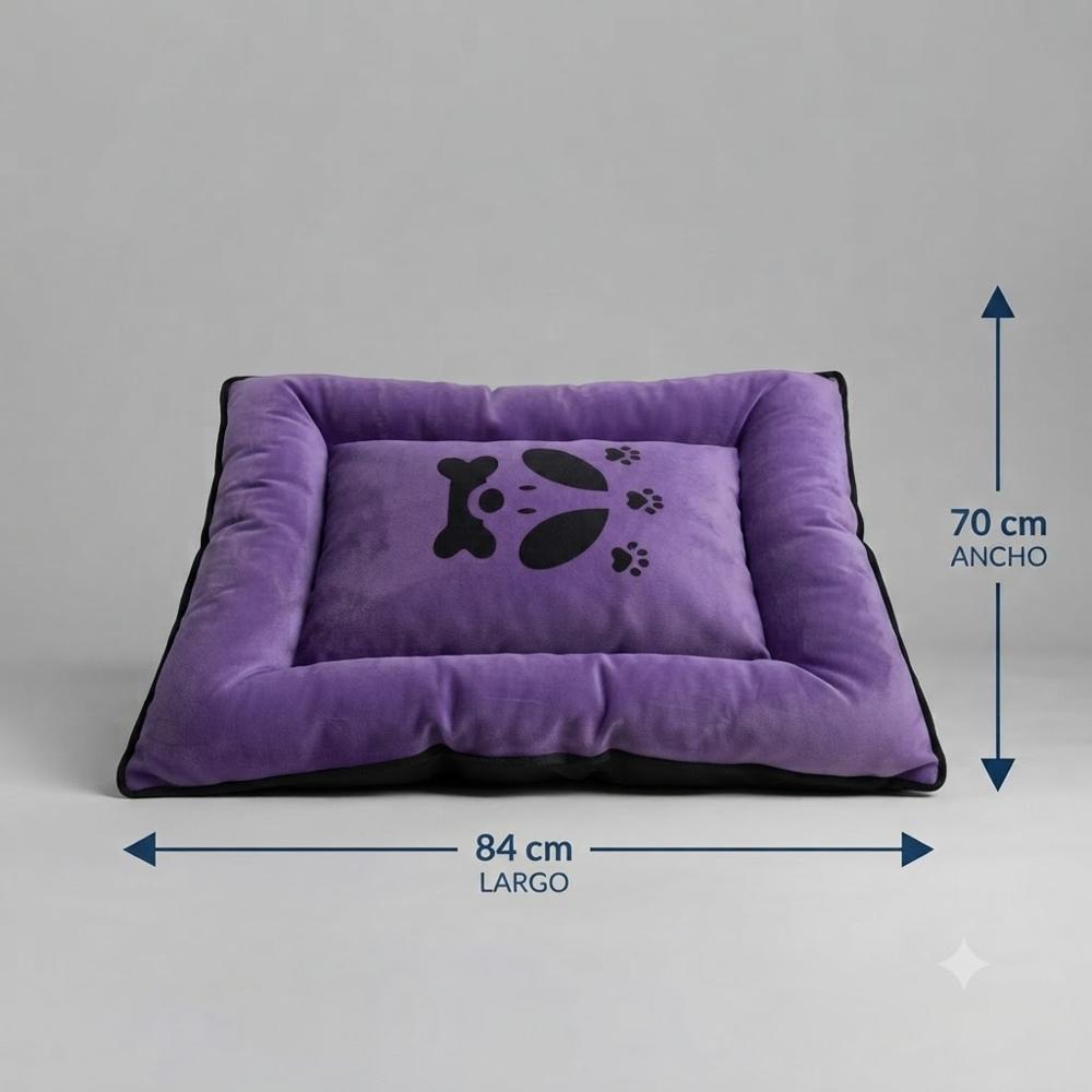 COLCHONETA DE NAPA PARA PERROS Y GATOS TALLA 3 - LILA