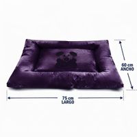 COLCHONETA DE NAPA PARA PERROS Y GATOS TALLA 2 - MORADO