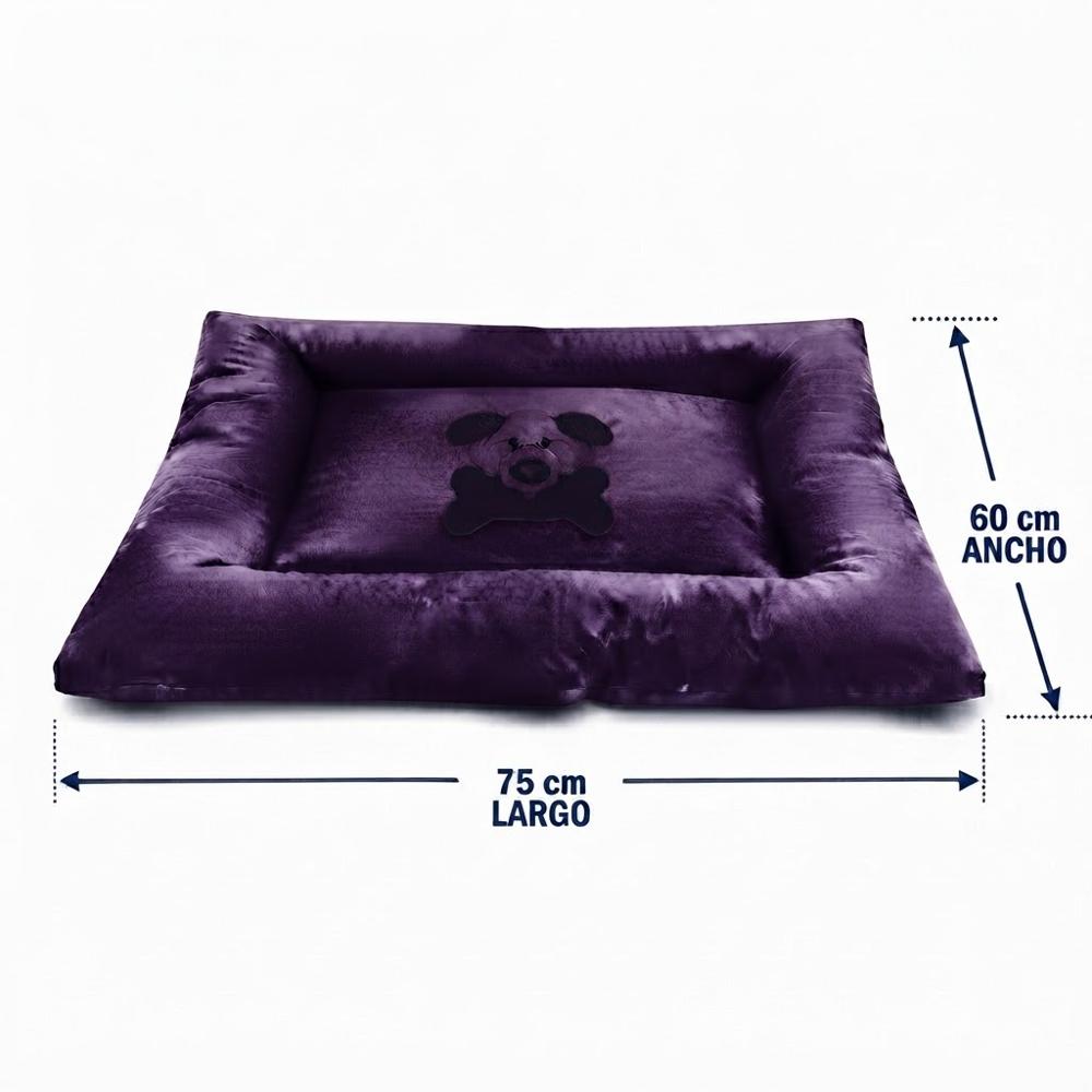 COLCHONETA DE NAPA PARA PERROS Y GATOS TALLA 2 - MORADO