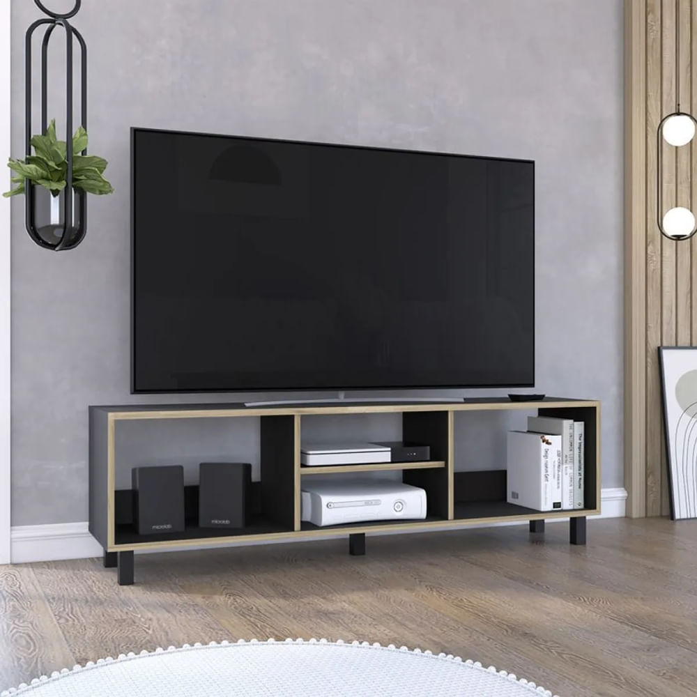Mesa de TV Scarlet 70'' 160 cm Negro | Masiva Home