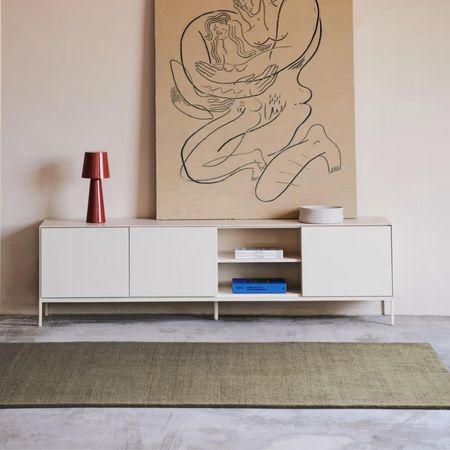 Mesa de TV Sotil 85'' 195 cm Blanco | Masiva Home