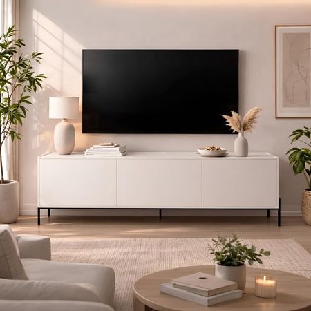 Mesa de TV Summer 65'' 150 cm Blanco | Masiva Home