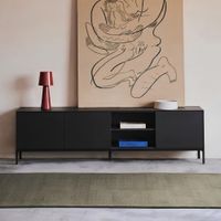 Mesa de TV Sotil 85'' 195 cm Negro | Masiva Home
