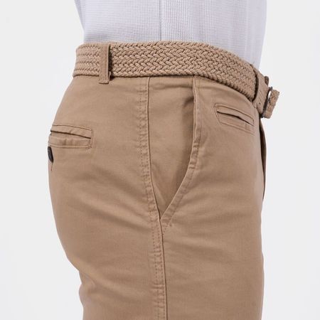 BERMUDA ROYAL POLO HOMBRE - SILVERT-PA DRILL 34 Crema