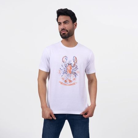 POLO BRONCO HOMBRE REGULAR LOBSTER JERSEY L Blanco