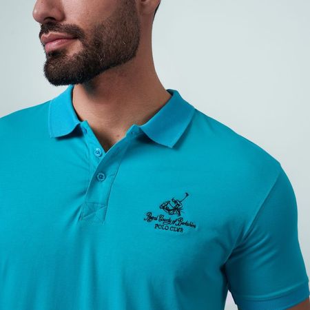 POLO BOX ROYAL POLO HOMBRE - NIVAK-PA JERSEY LICRADO S Turquesa
