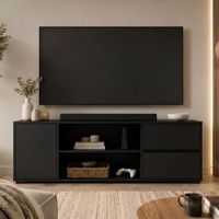 Mesa de TV Rapiña 70'' 166 cm Negro | Masiva Home