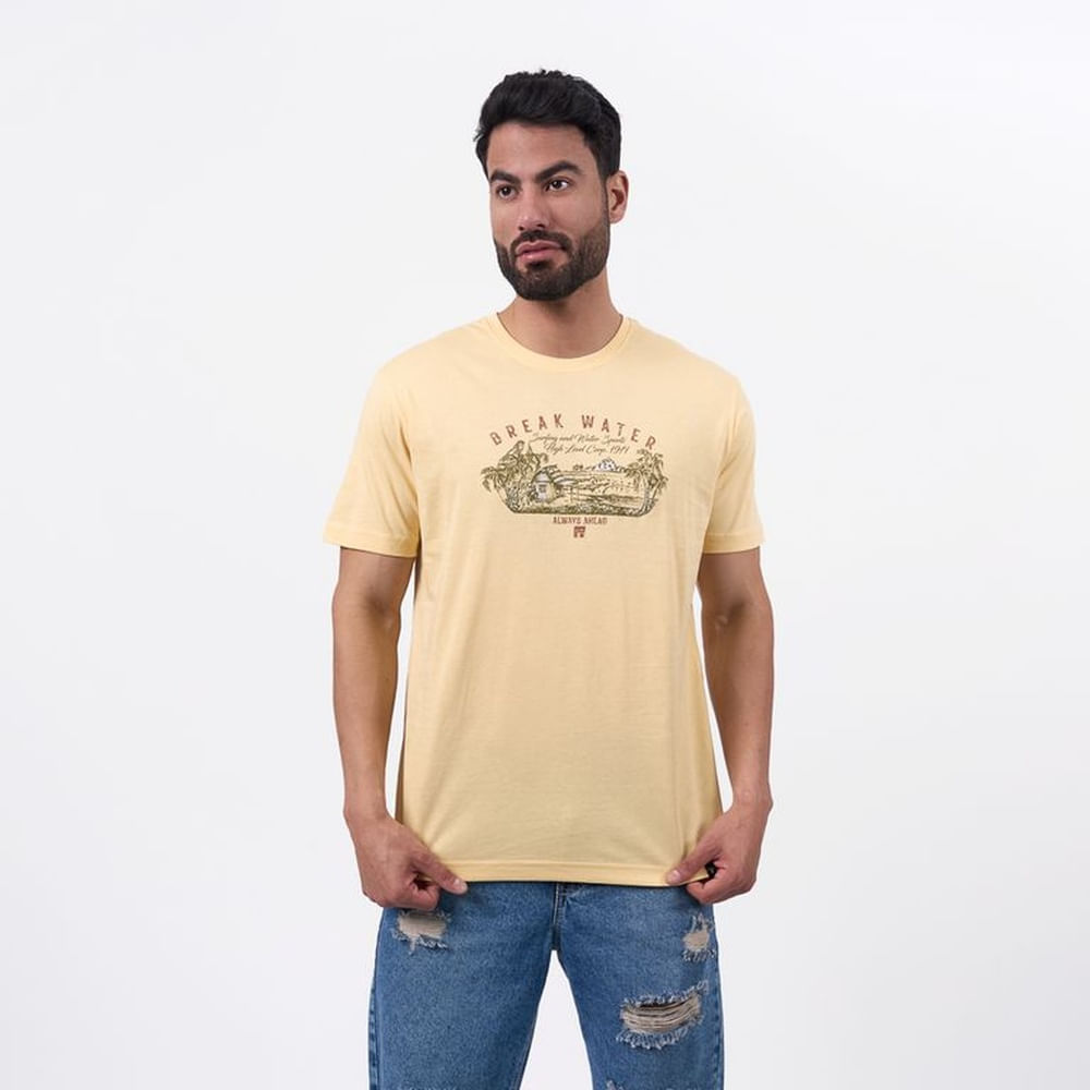 POLO BRONCO HOMBRE REGULAR BREAK WATER JERSEY S Amarillo