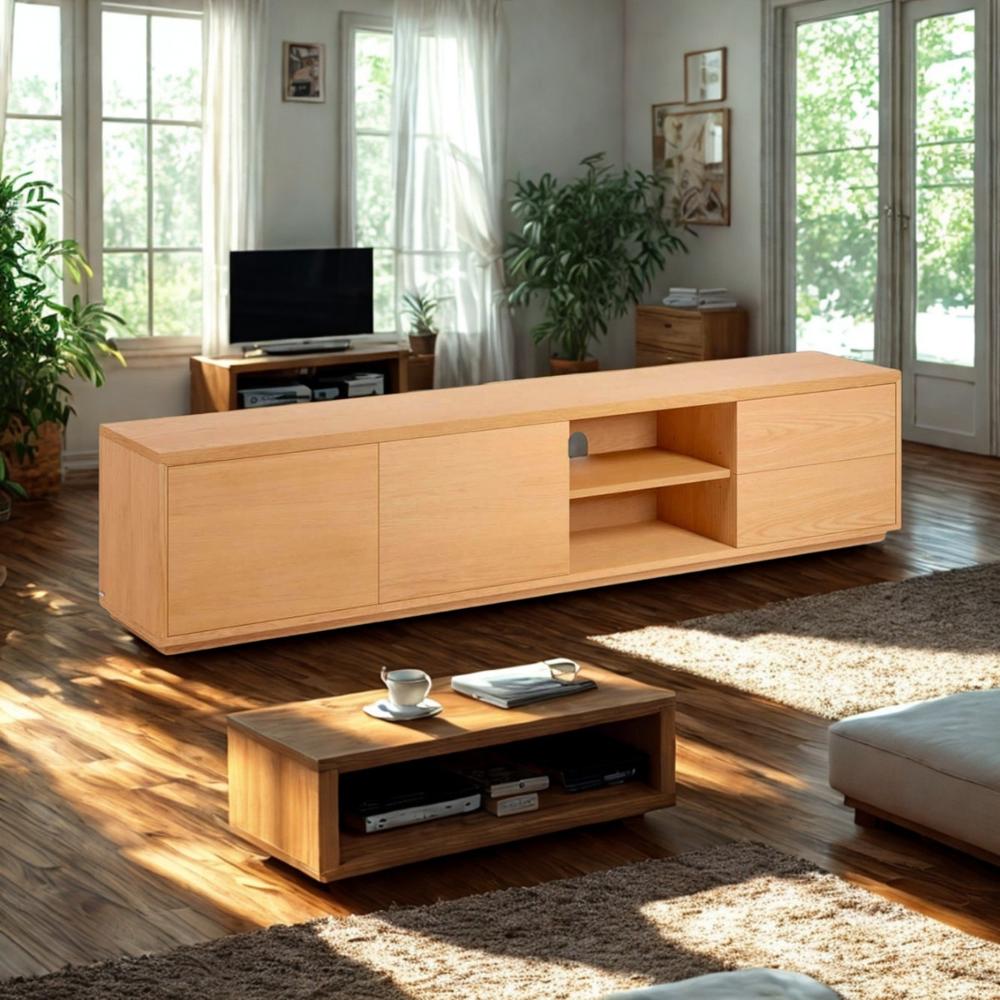 Mesa de TV Entity 85'' 200 cm Marron | Masiva Home
