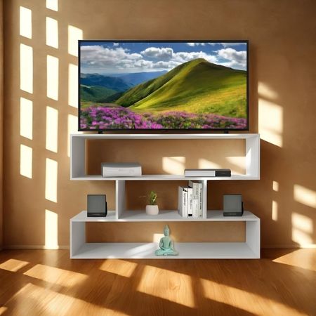 Mesa de TV Forlan 45'' 110 cm Blanco | Masiva Home