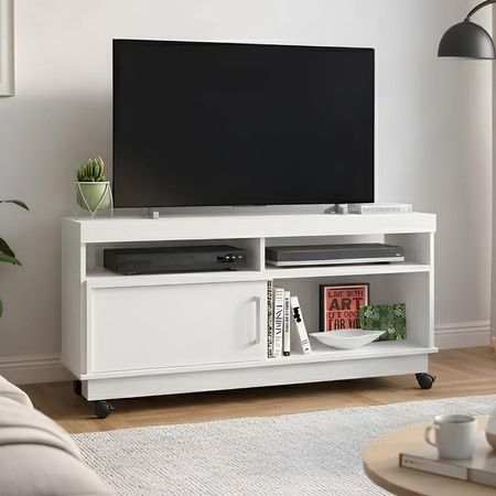 Mesa de TV Farfan 50'' 120 cm Blanco | Masiva Home