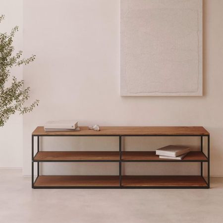 Mesa de TV Veggito 70'' 160 cm Caramelo | Masiva Home