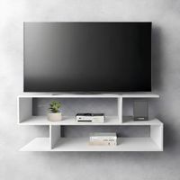 Mesa de TV Gallese 60'' 140 cm Blanco | Masiva Home