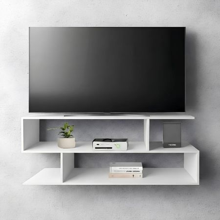 Mesa de TV Gallese 60'' 140 cm Blanco | Masiva Home