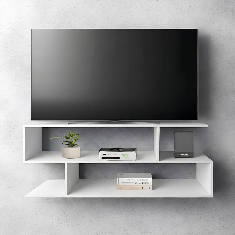 Mesa de TV Gallese 60'' 140 cm Blanco | Masiva Home